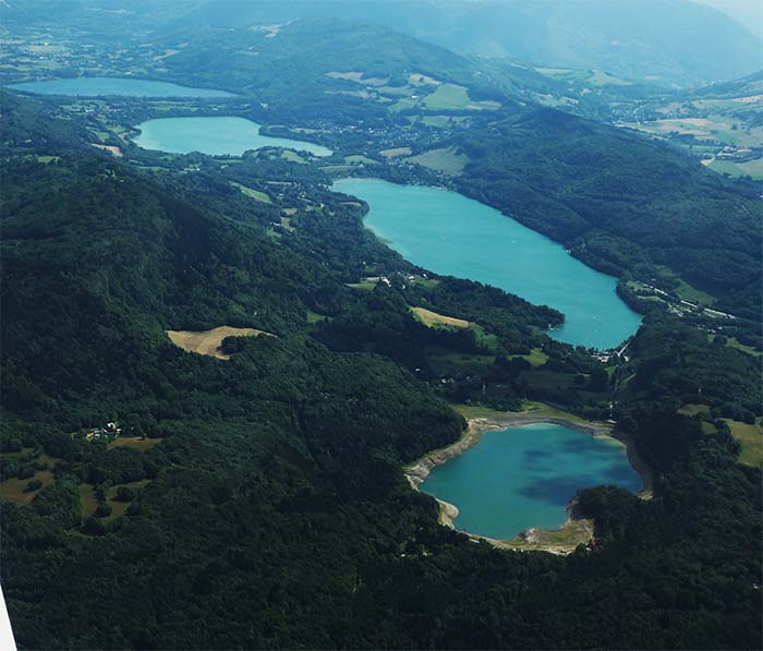 Lacs autour du camping lac de Laffrey