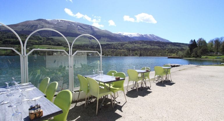 Restaurant d'une location de gite a Grenoble